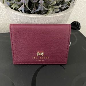 Ted Baker London Lilly Crystal Bow Card Case NWT